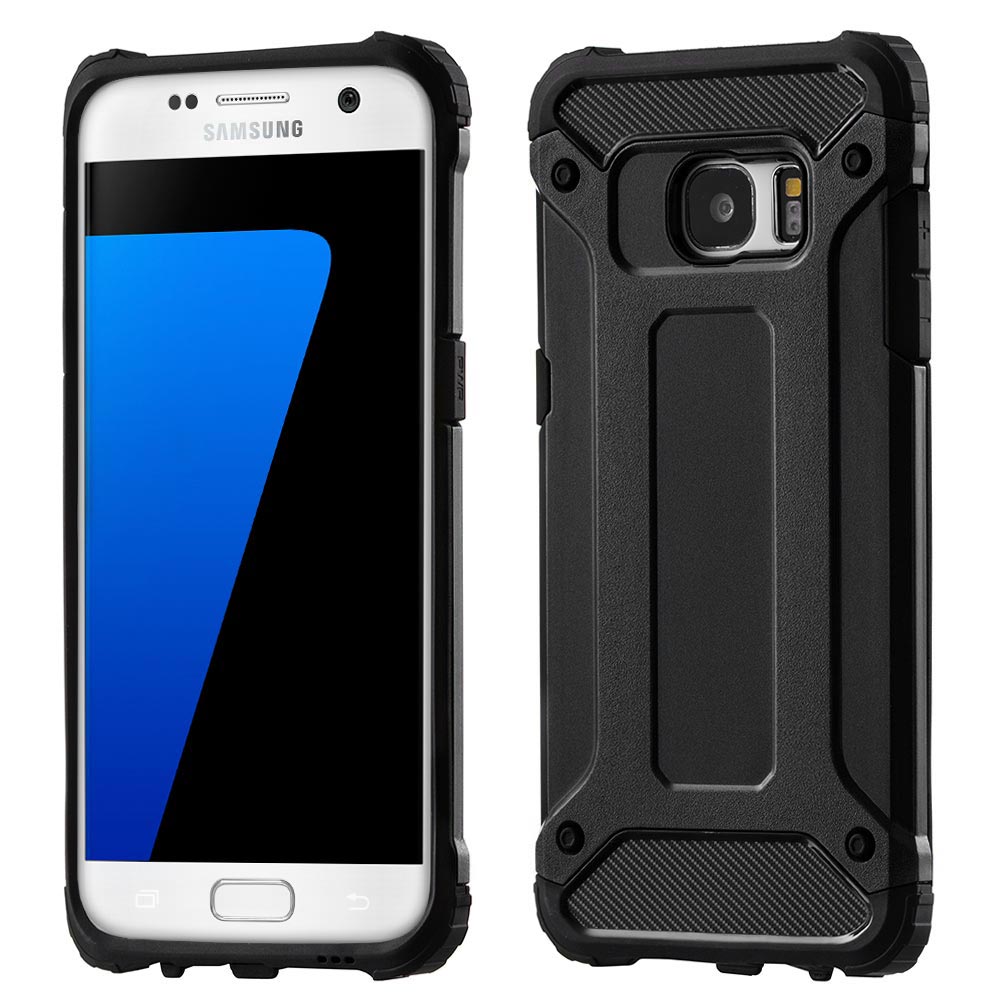 Θήκη για Samsung Galaxy S7 G930, Techsuit, Hybrid Armor, Μαύρη