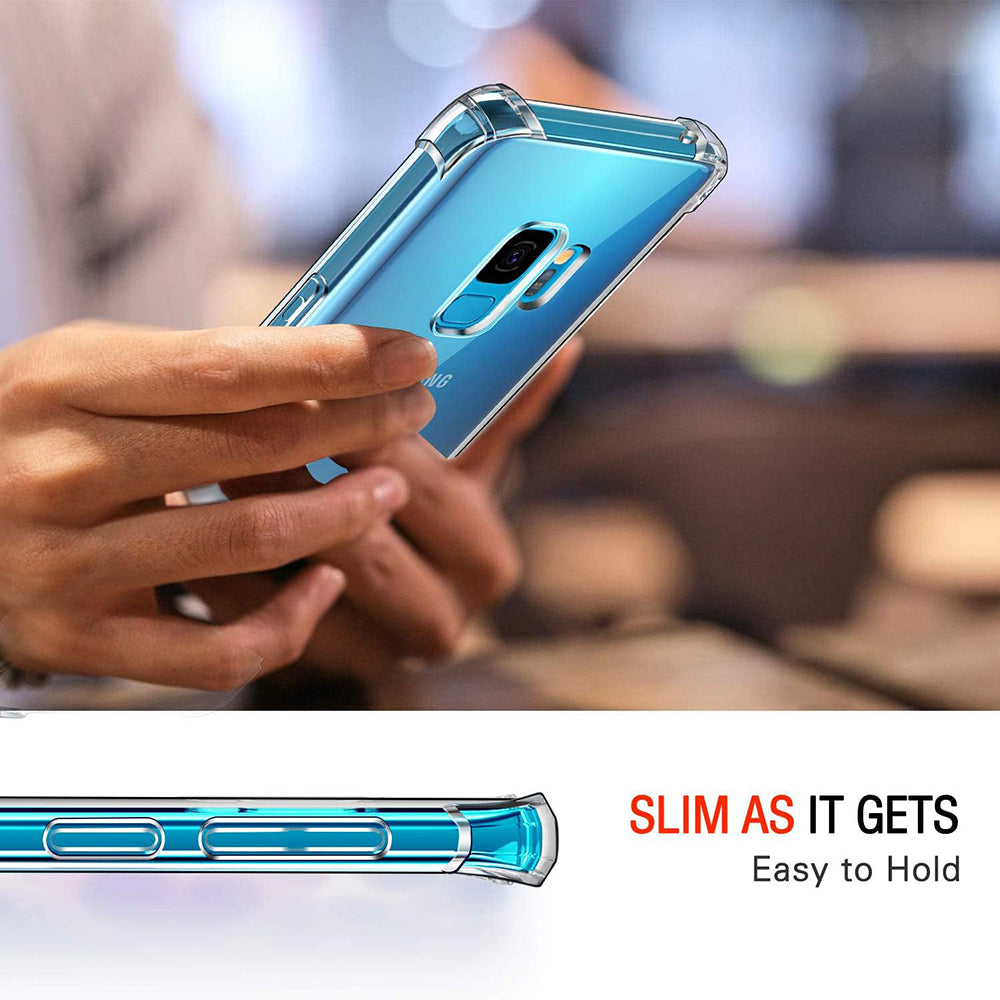 Θήκη για Samsung Galaxy S9 G960, Techsuit, Ανθεκτική σε Κρούσεις Διαφανής, Διάφανη