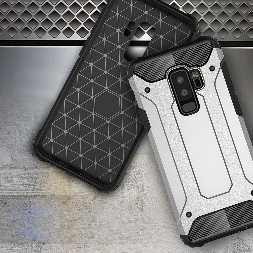 Θήκη για Samsung Galaxy S9+ G965, Techsuit, Hybrid Armor, Μαύρη