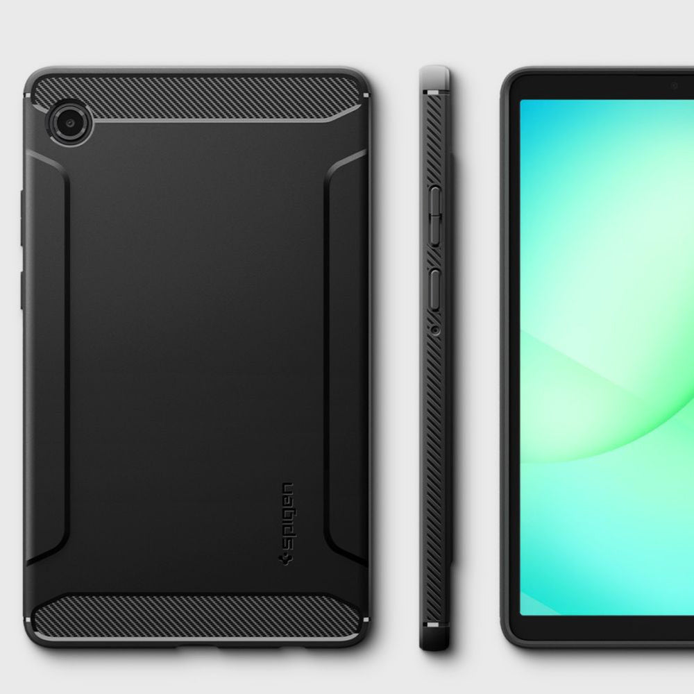 Θήκη για Samsung Galaxy Tab A11, Spigen, Rugged Armor, Ματ Μαύρο ACS10462