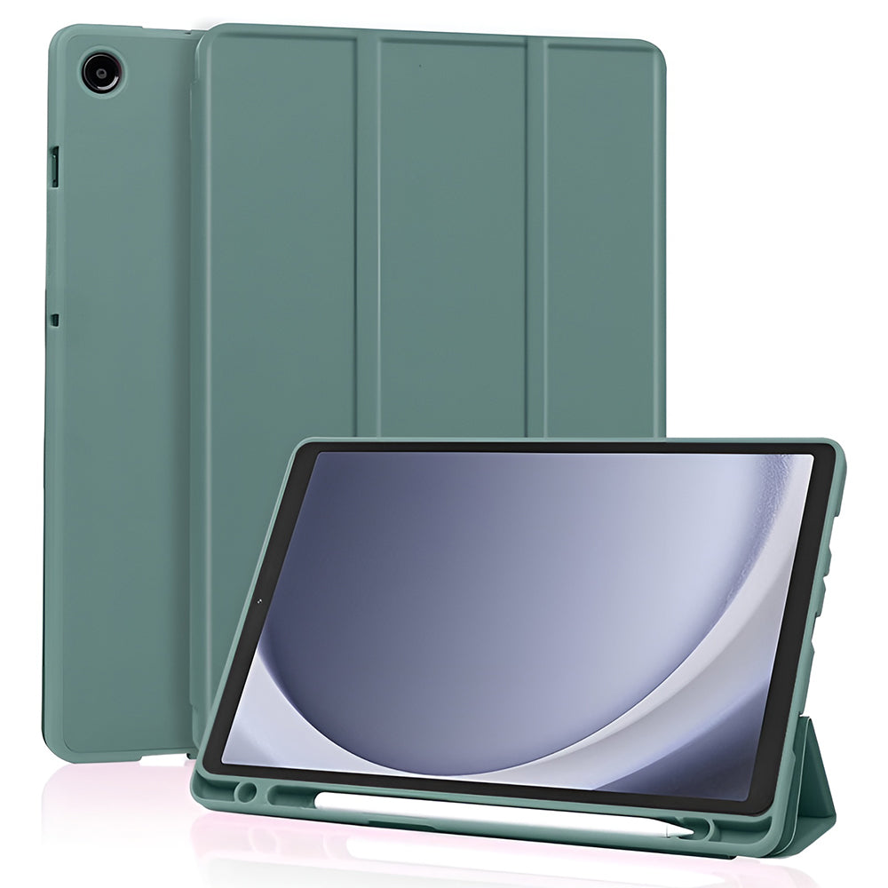 Θήκη για Samsung Galaxy Tab A11 / Tab A9, Techsuit, Flex Trifold New Model, Πράσινη