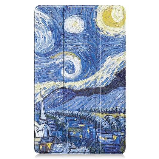 Θήκη για Samsung Galaxy Tab A11 / Tab A9, Techsuit, FoldPro Starry Night Νέο Μοντέλο, Πολύχρωμο