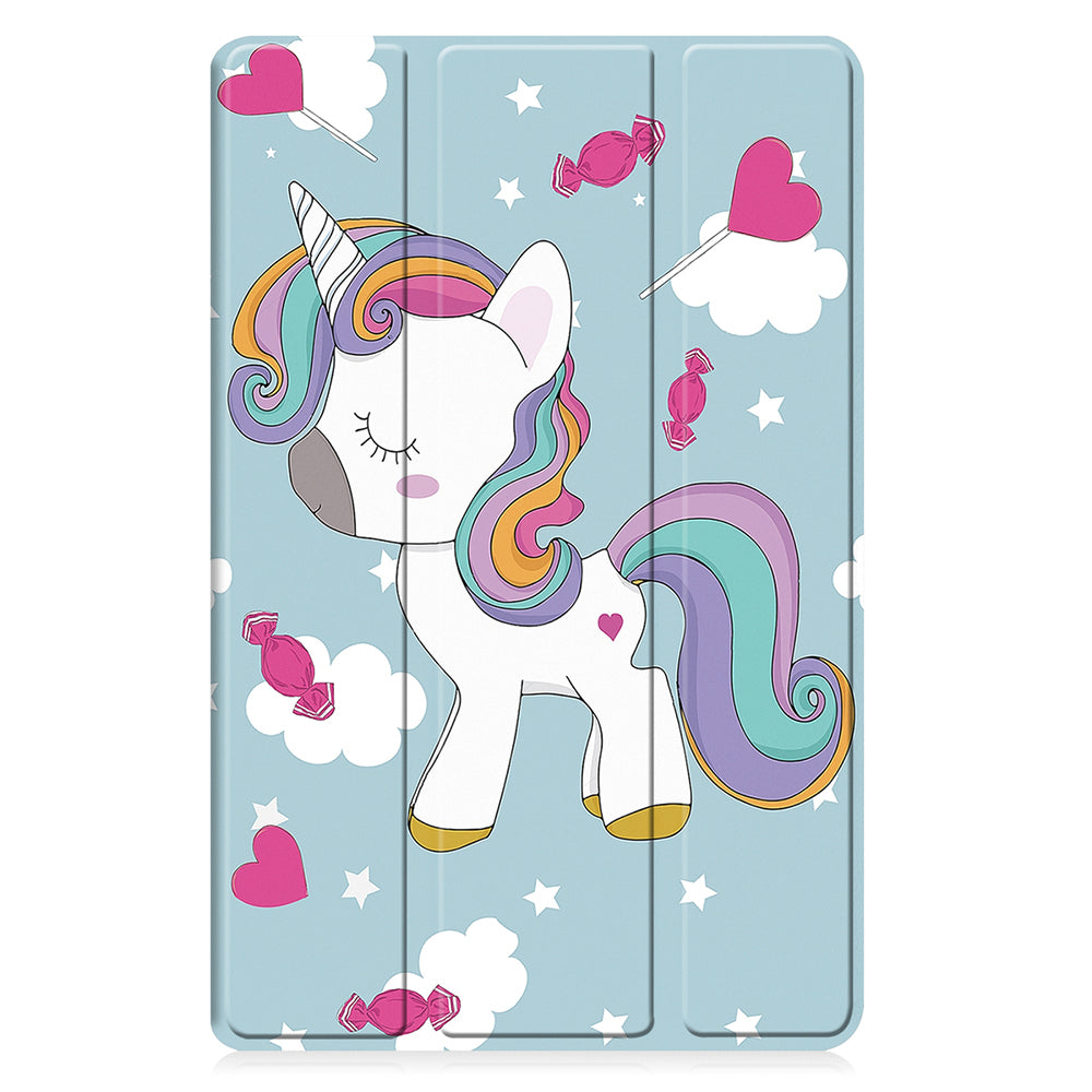 Θήκη για Samsung Galaxy Tab A9+, Techsuit, FoldPro Unicorn, Πολύχρωμο