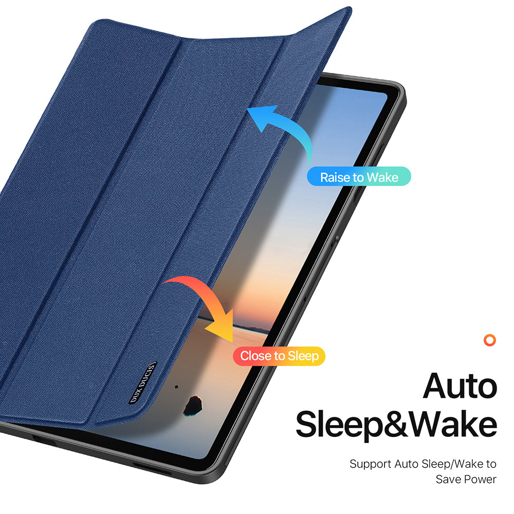 Case for Samsung Galaxy Tab S12 Plus, DUX DUCIS, Domo with Pen Holder, Black