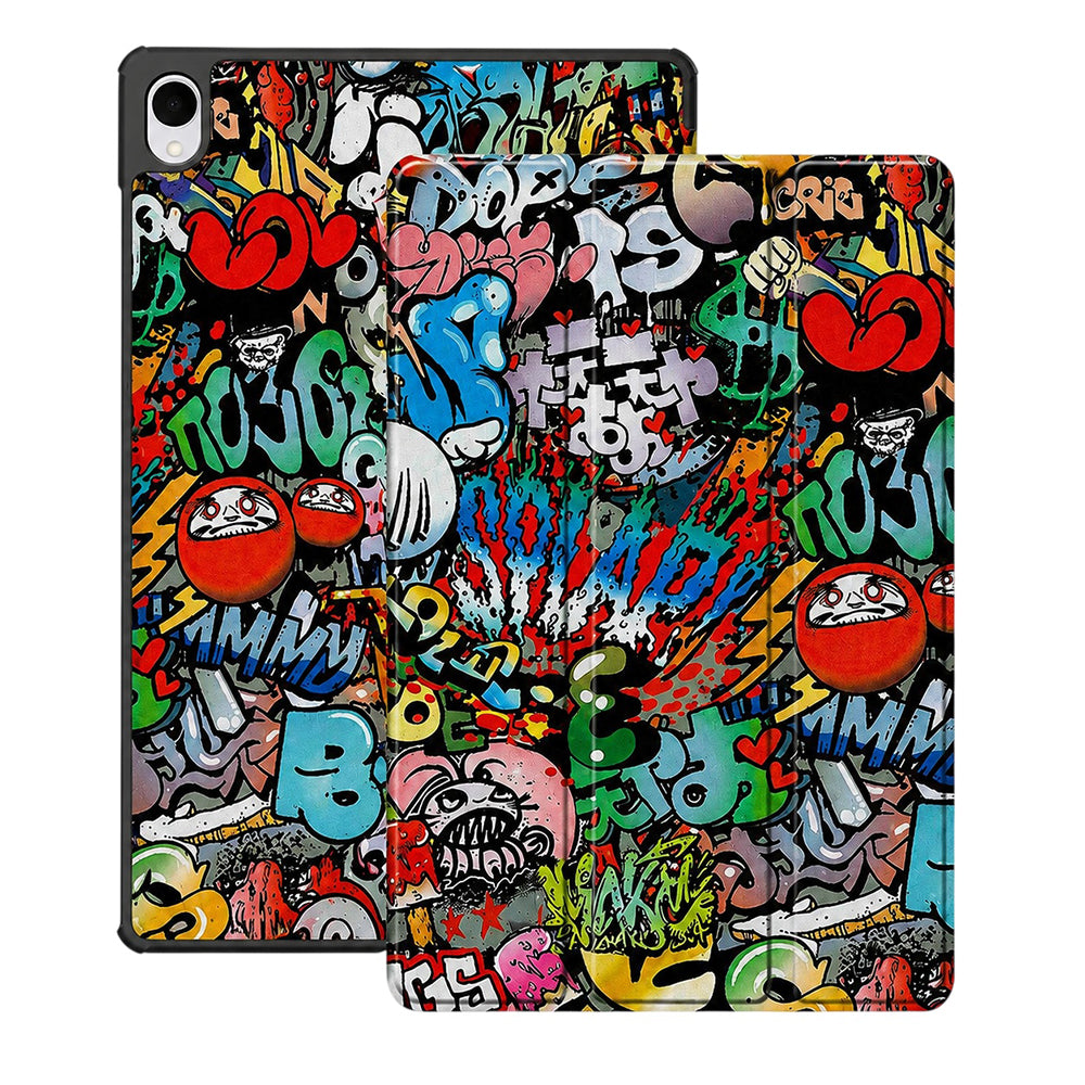 Θήκη για Samsung Galaxy Tab S12 Plus, Techsuit, FoldPro Urban Vibe, Πολύχρωμο