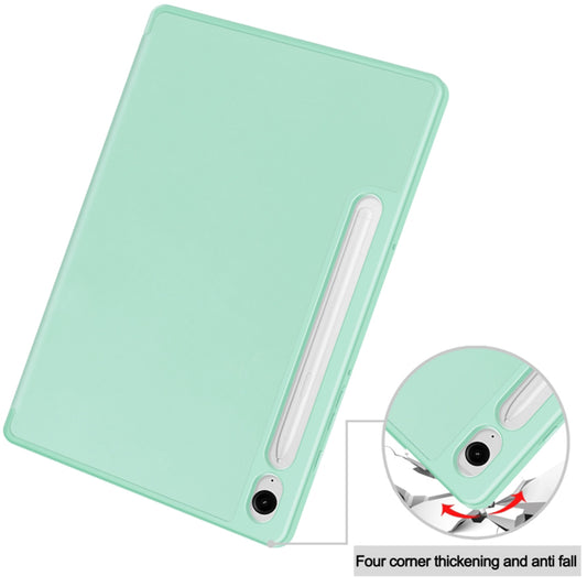 Θήκη για Samsung Galaxy Tab S9 FE / Tab S9 / Tab S10 FE, Techsuit, Flex Trifold, Πράσινο Matcha