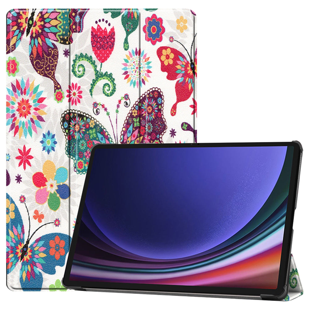 Θήκη για Samsung Galaxy Tab S9 FE / Tab S9 / Tab S10 FE, Techsuit, FoldPro Butterfly, Πολύχρωμο