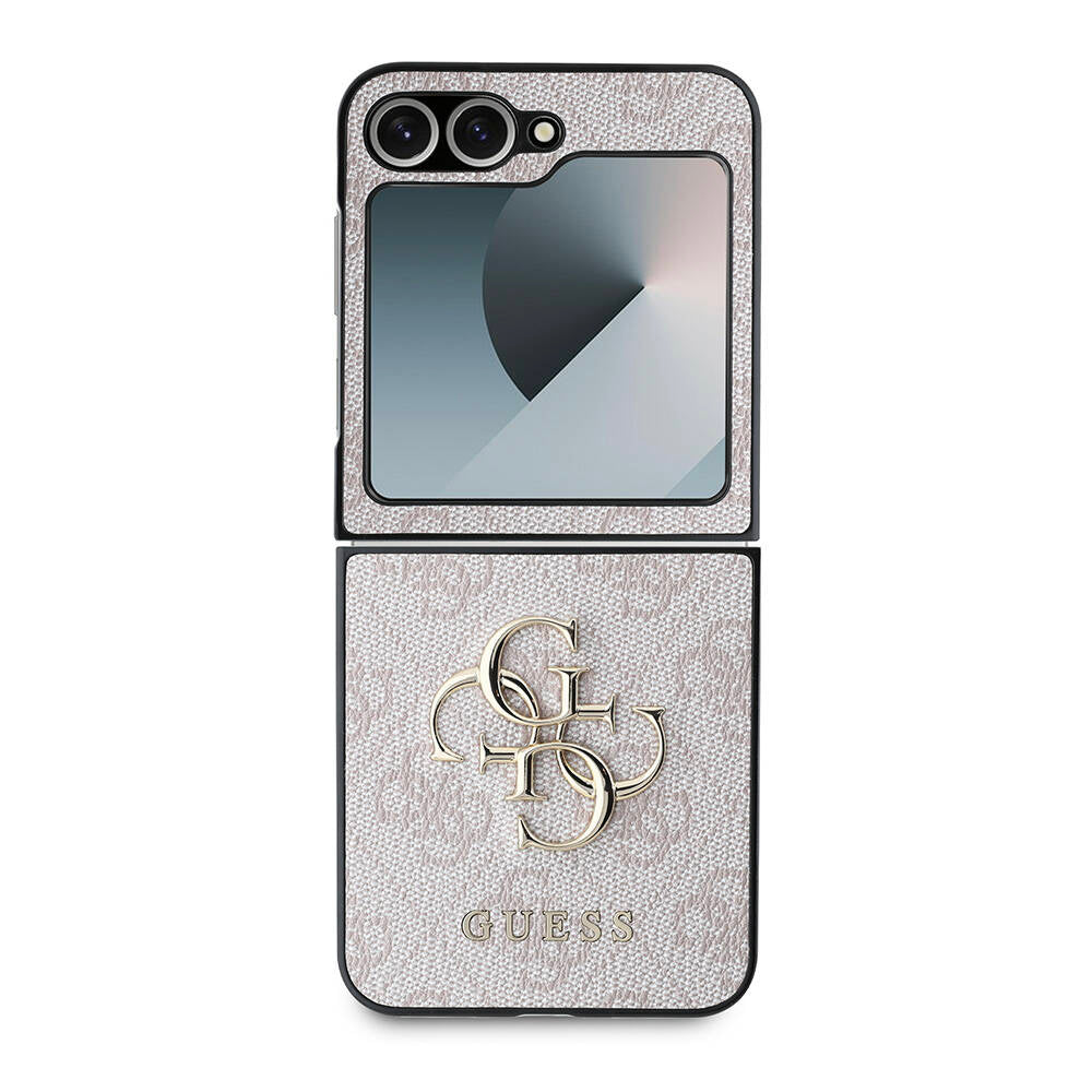 Θήκη για Samsung Galaxy Z Flip7 FE F761 / Z Flip6 F741, Guess, 4G Metal Logo, Μαύρη