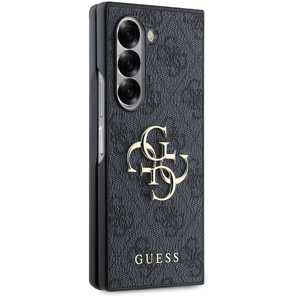 Θήκη για Samsung Galaxy Z Fold6 F956, Guess, 4G Metal Logo, Μαύρη