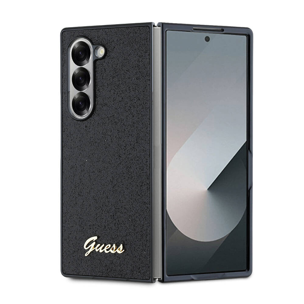 Θήκη για Samsung Galaxy Z Fold6 F956, Guess, Glitter Script, Μαύρη