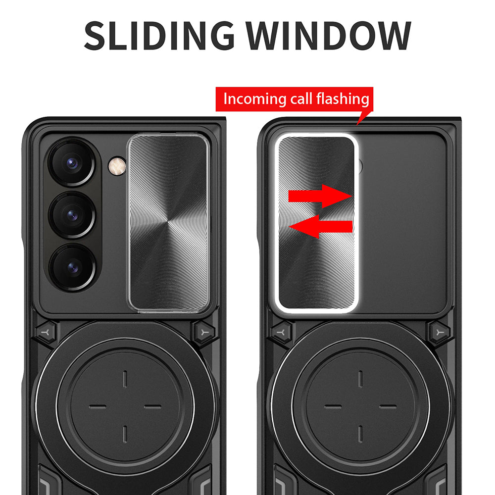 Θήκη για Samsung Galaxy Z Fold6 F956, Techsuit, CamGuard Pro, Ροζ Χρυσό