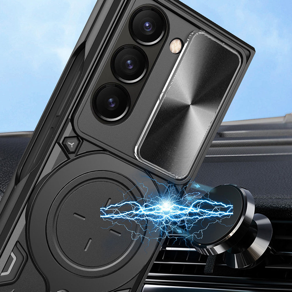 Θήκη για Samsung Galaxy Z Fold6 F956, Techsuit, CamGuard Pro, Ροζ Χρυσό