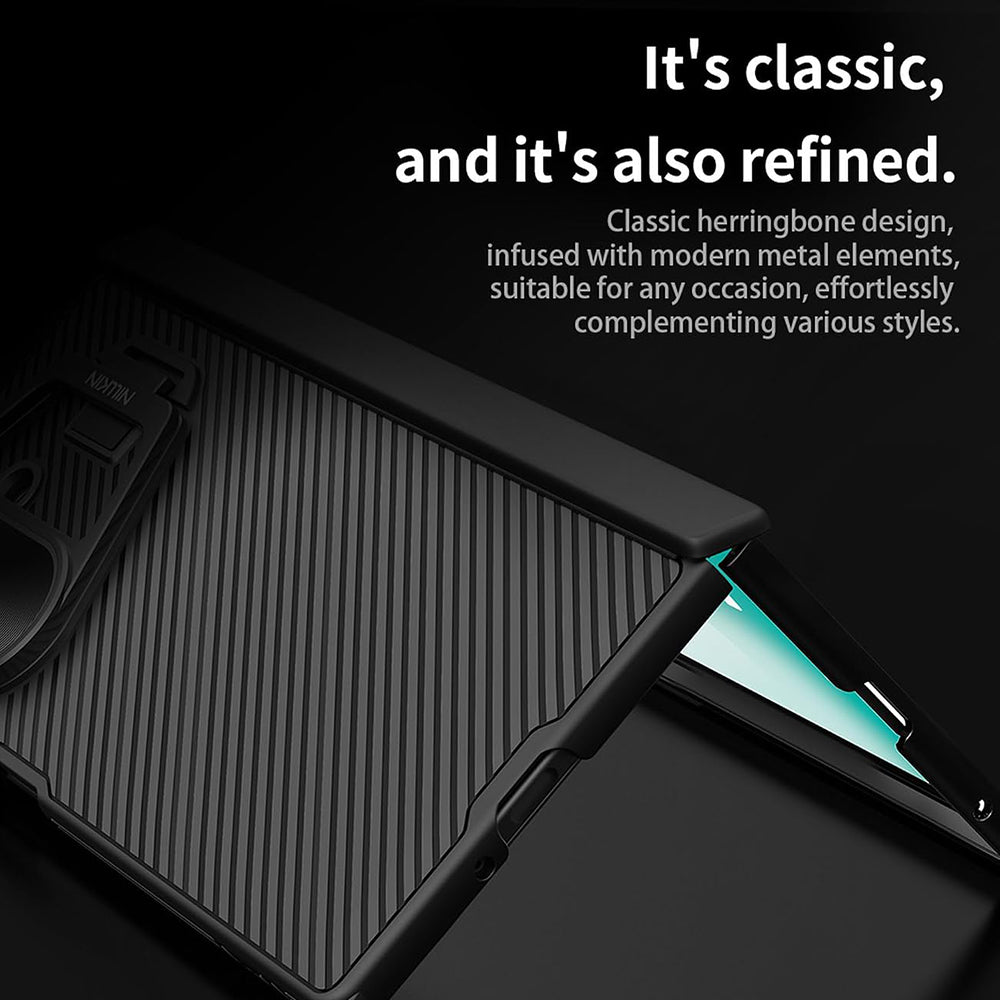 Θήκη για Samsung Galaxy Z Fold7 F966, Nillkin, CamShield Prop με Μεταλλικό Κάλυμμα Φακού, Μαύρο