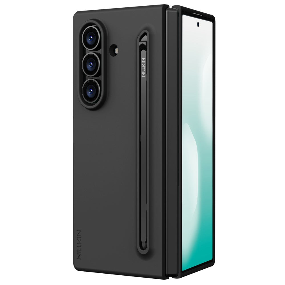 Θήκη για Samsung Galaxy Z Fold7 F966, Nillkin, Flex Pure με Θήκη για S-Pen, Μαύρο