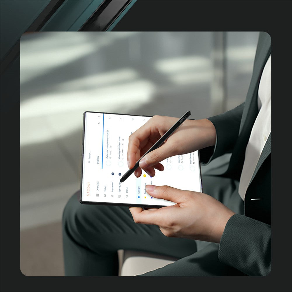 Θήκη για Samsung Galaxy Z Fold7 F966, Nillkin, Flex Pure με Θήκη για S-Pen, Μαύρο