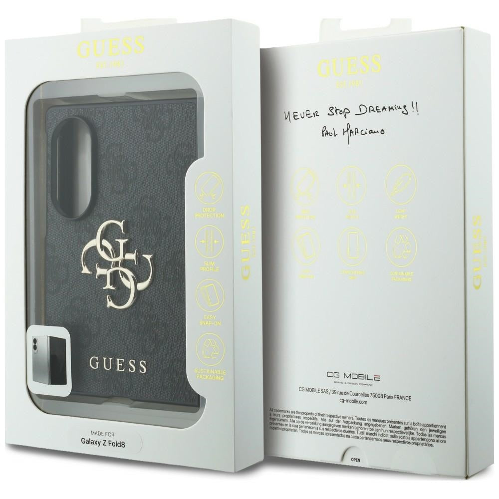 Θήκη για Samsung Galaxy Z Fold8 F971, Guess, 4G Big Logo, Μαύρο