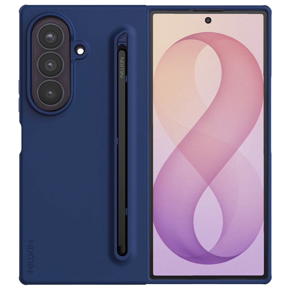 Θήκη για Samsung Galaxy Z Fold8 Ultra F976, Nillkin, Flex Pure με θήκη για S-Pen, Μπλε