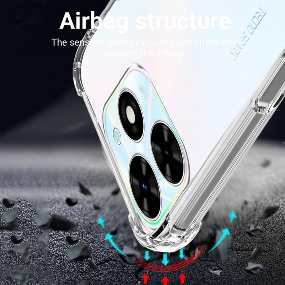Θήκη για Tecno Spark Go 2024 / Spark 20C, Techsuit, Ανθεκτική σε Κρούσεις Διαφανής, Διαφάνεια