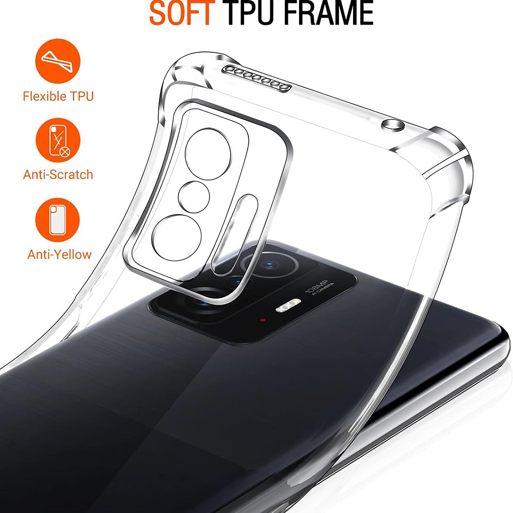 Θήκη για Xiaomi 11T / 11T Pro, Techsuit, Ανθεκτική σε Κρούσεις Διαφανής, Διάφανη