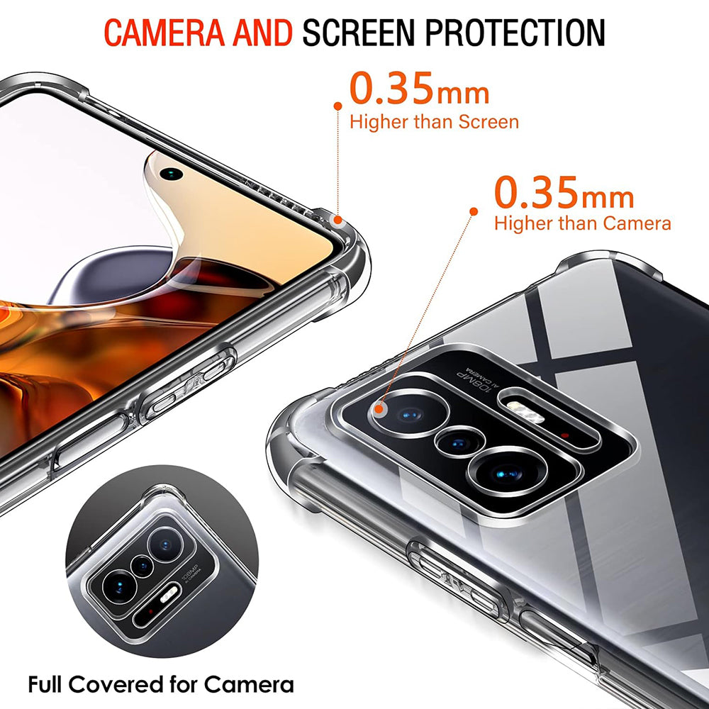 Θήκη για Xiaomi 11T / 11T Pro, Techsuit, Ανθεκτική σε Κρούσεις Διαφανής, Διάφανη