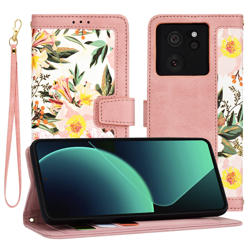 Θήκη για Xiaomi 13T Pro / 13T, Techsuit, FlipCraft, Ροζ