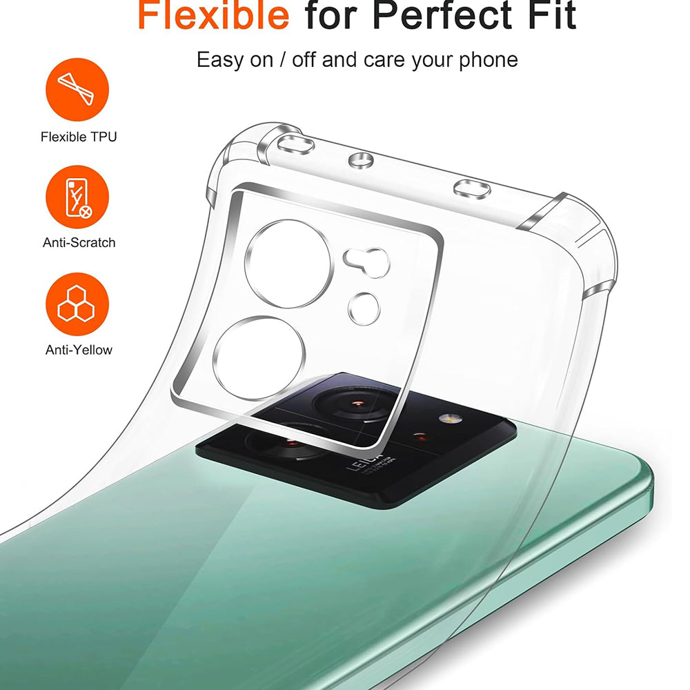 Θήκη για Xiaomi 13T Pro / 13T, Techsuit, Ανθεκτική σε Κρούσεις Διαφανής, Διάφανη