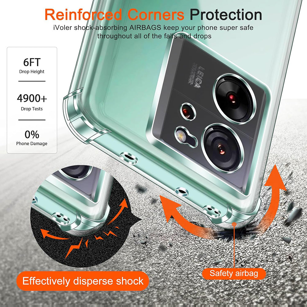 Θήκη για Xiaomi 13T Pro / 13T, Techsuit, Ανθεκτική σε Κρούσεις Διαφανής, Διάφανη