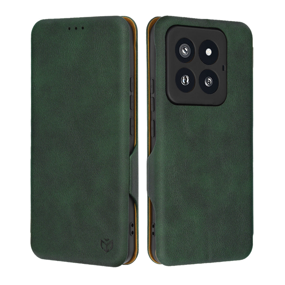 Θήκη για Xiaomi 14 Pro, Techsuit, Safe Wallet Plus, Πράσινο