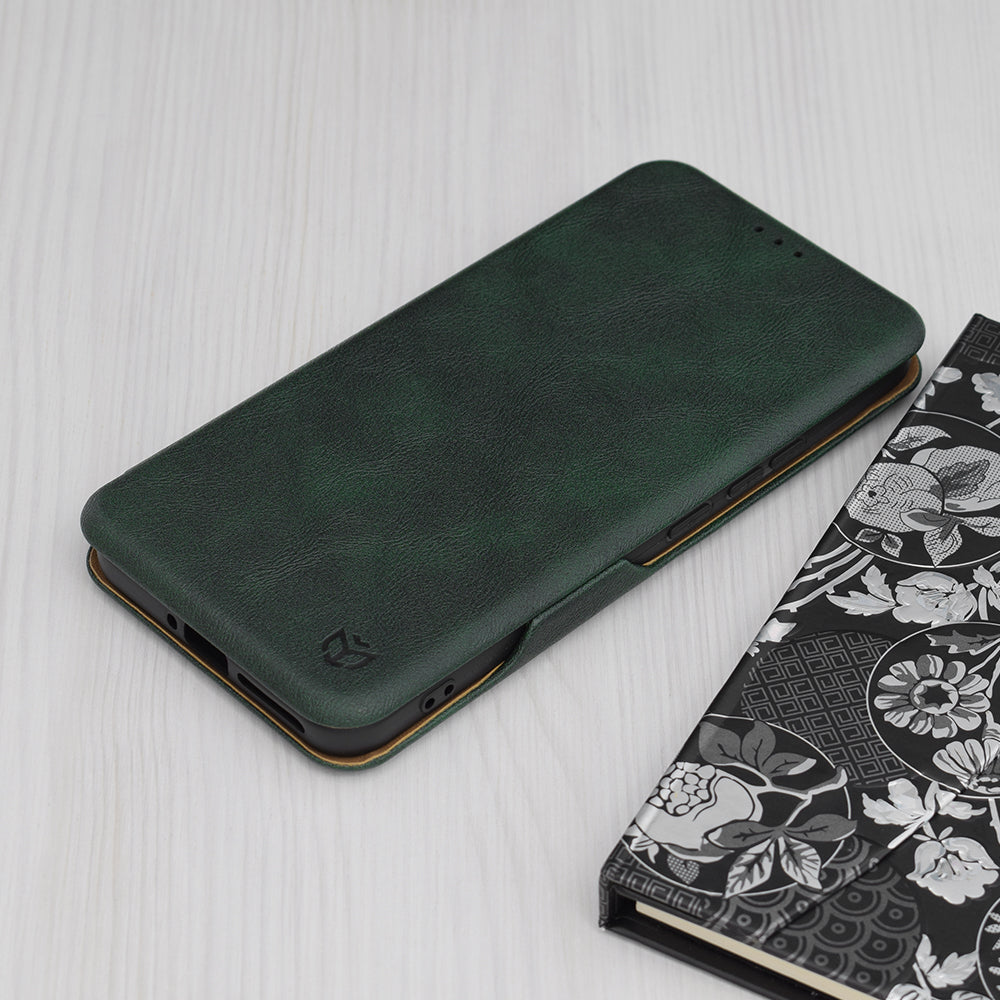Θήκη για Xiaomi 14 Pro, Techsuit, Safe Wallet Plus, Πράσινο
