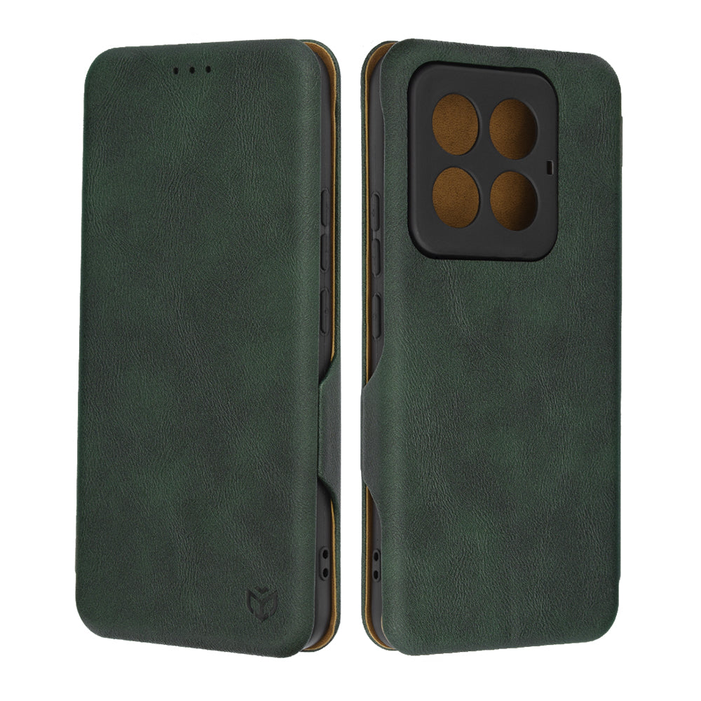 Θήκη για Xiaomi 14 Pro, Techsuit, Safe Wallet Plus, Πράσινο