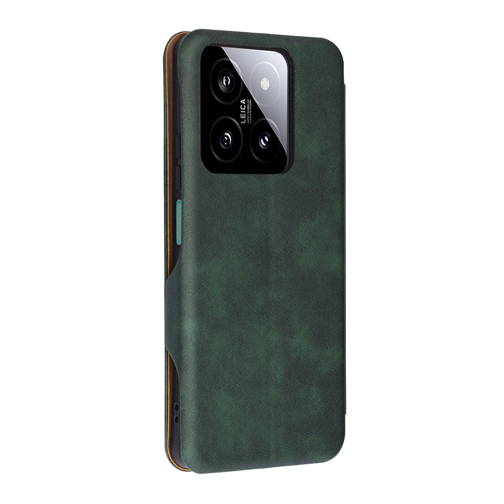 Θήκη για Xiaomi 14, Techsuit, Safe Wallet Plus, Πράσινο