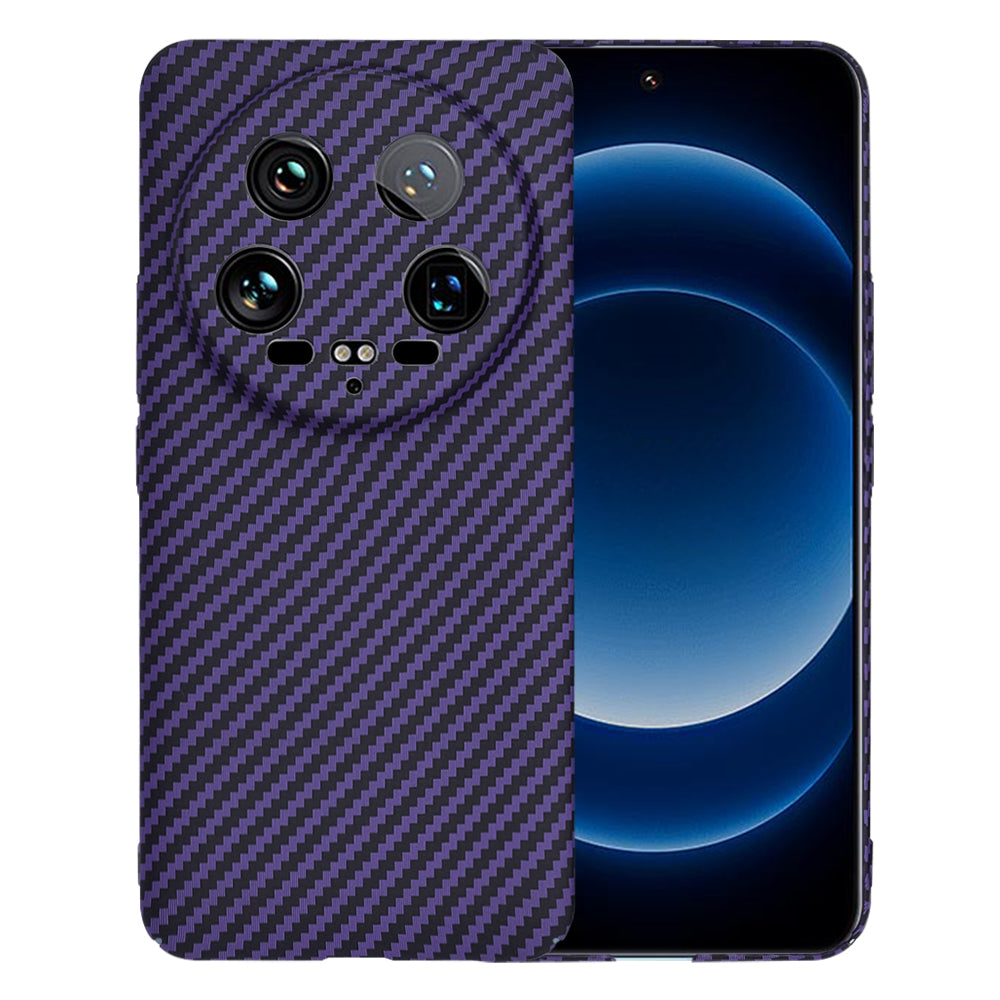 Θήκη για Xiaomi 14 Ultra, Techsuit, Carbonite FiberShell, Μωβ