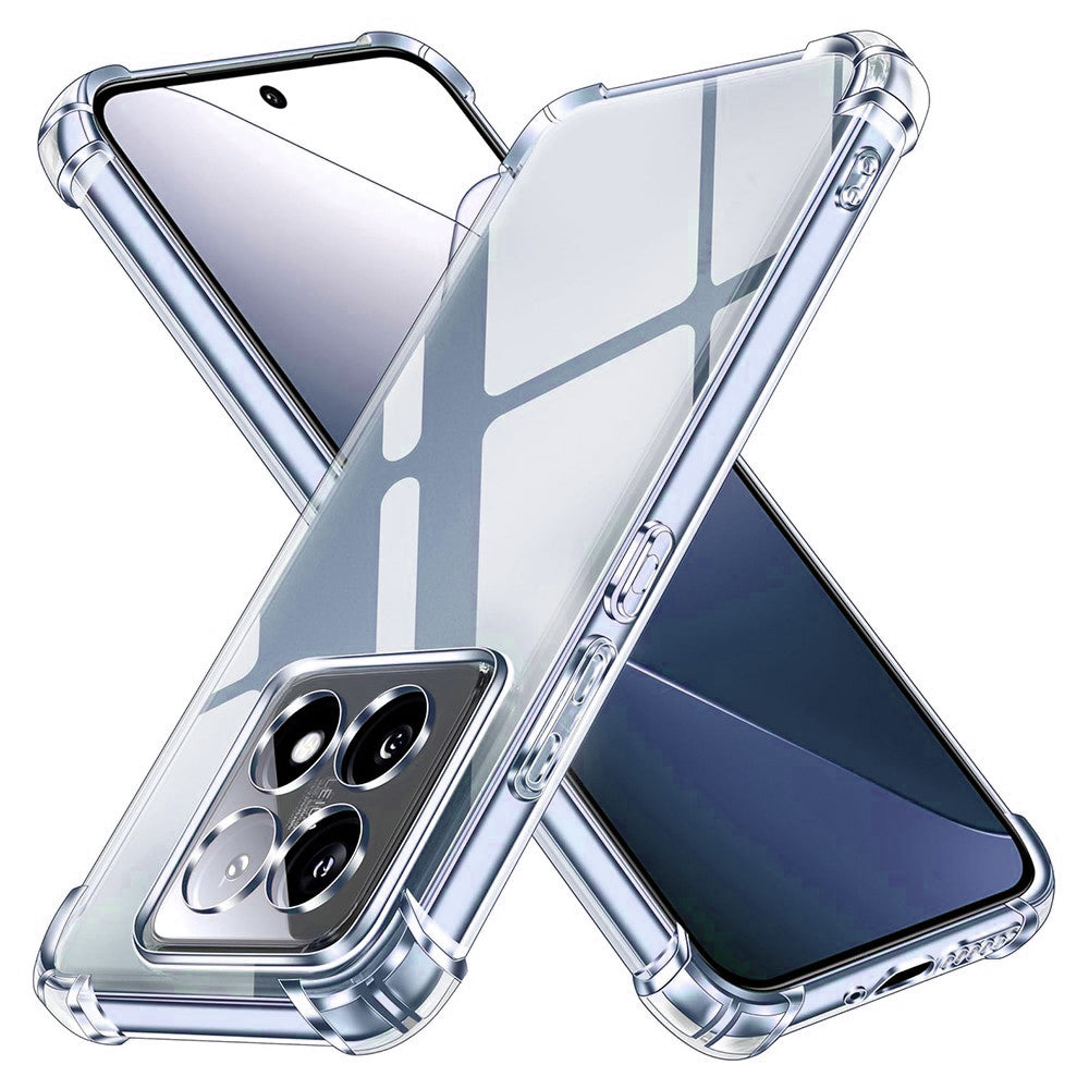 Θήκη για Xiaomi 14T, Techsuit, Ανθεκτική σε Κρούσεις Διαφανής, Διάφανη