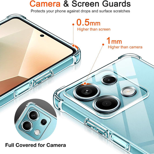 Θήκη για Xiaomi 15, Techsuit, Ανθεκτική σε Κρούσεις Διαφανής, Διάφανη