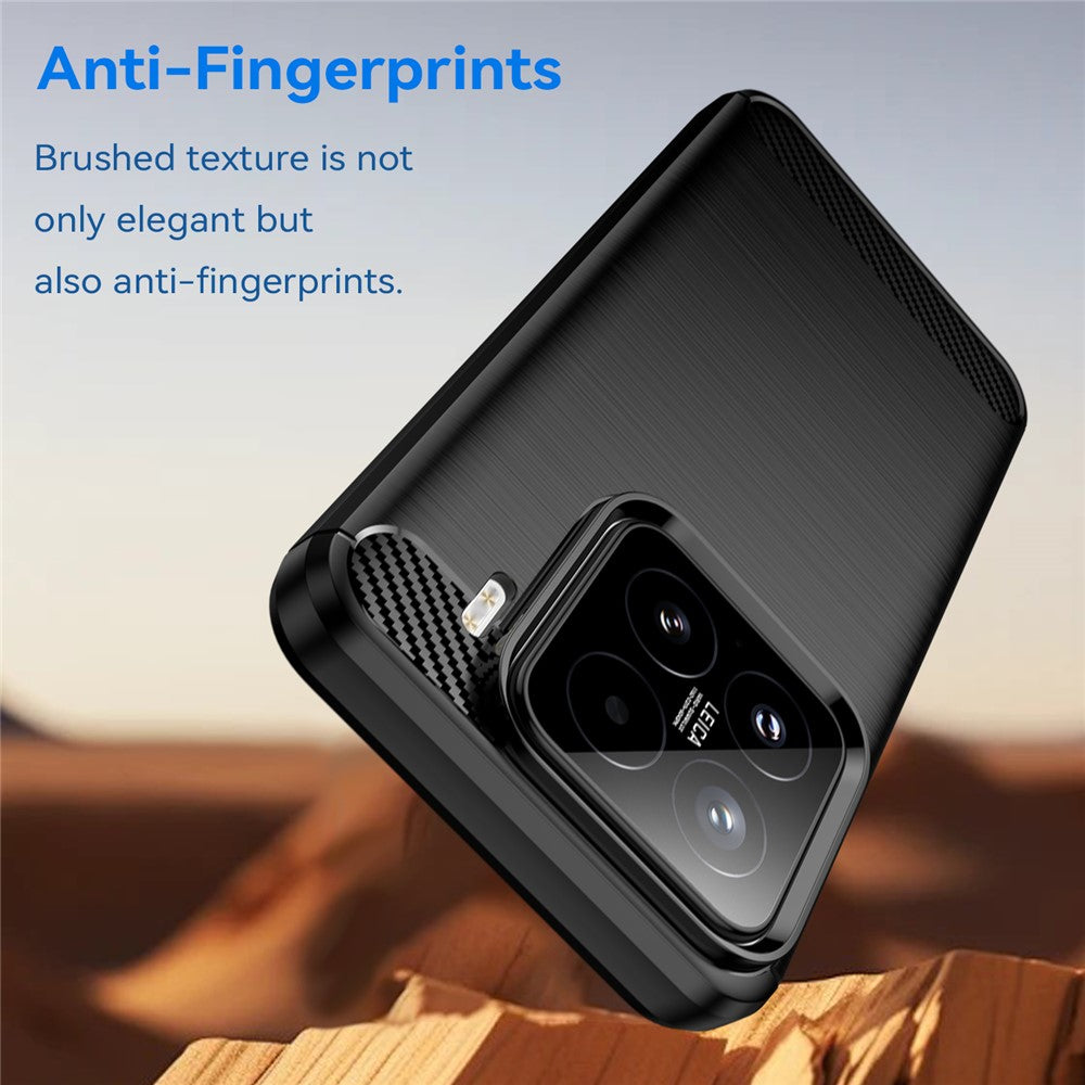 Θήκη για Xiaomi 15T Pro, Techsuit, Καρμπόν, Μαύρη