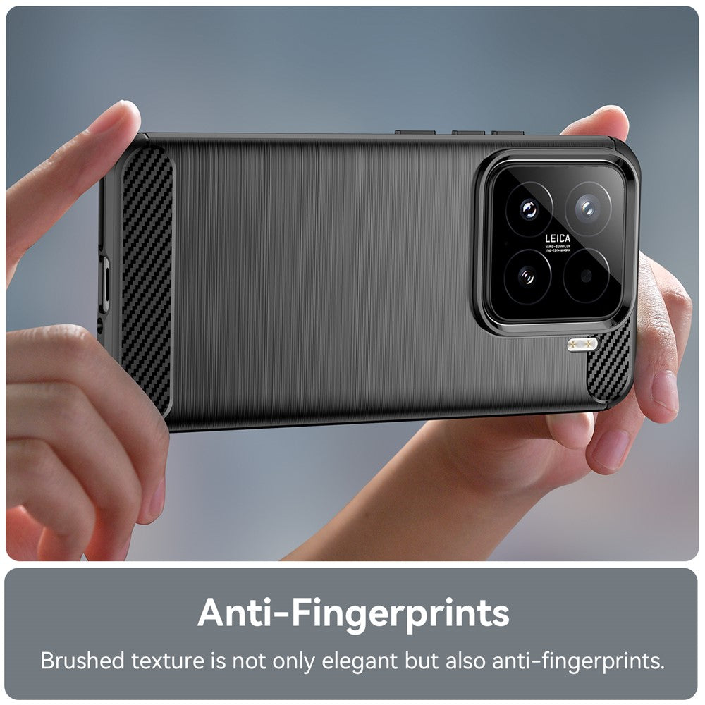 Θήκη για Xiaomi 15T Pro, Techsuit, Καρμπόν, Μαύρη