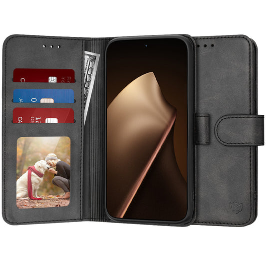 Θήκη για Xiaomi 15T Pro, Techsuit, Diary Book, Μαύρη