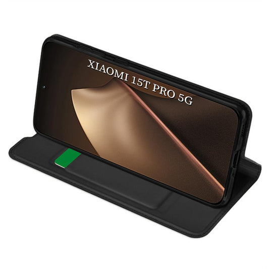 Θήκη για Xiaomi 15T Pro, Techsuit, Magskin Book, Μαύρη