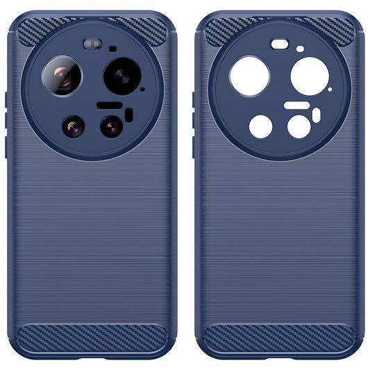 Θήκη για Xiaomi 17 Ultra, Techsuit, Καρμπόν, Μπλε