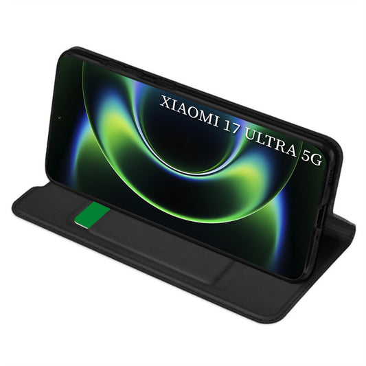 Θήκη για Xiaomi 17 Ultra, Techsuit, Magskin Book, Μαύρη
