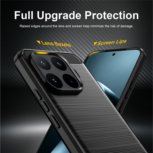 Θήκη για Xiaomi 17T Pro, Techsuit, Carbon, Μαύρο