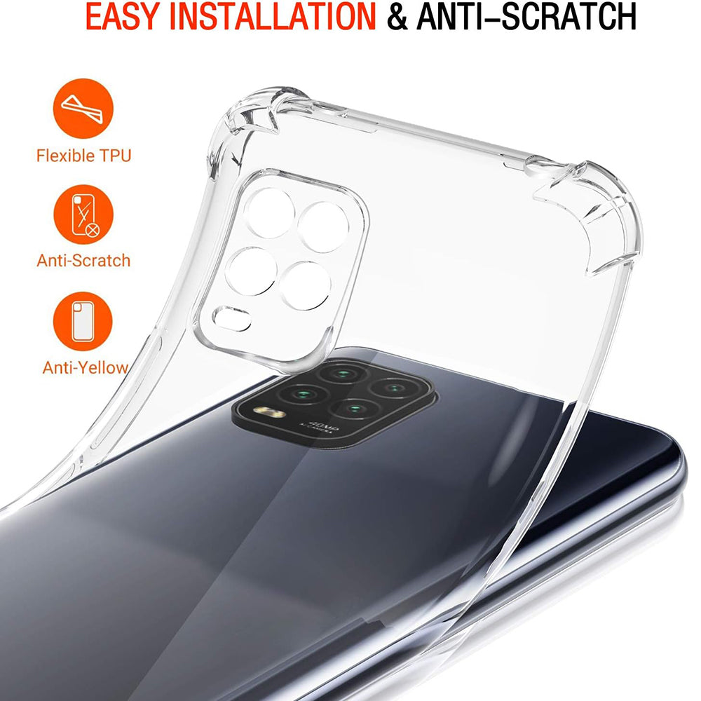 Θήκη για Xiaomi Mi 10 Lite 5G, Techsuit, Ανθεκτική σε Κρούσεις Διαφανής, Διάφανη