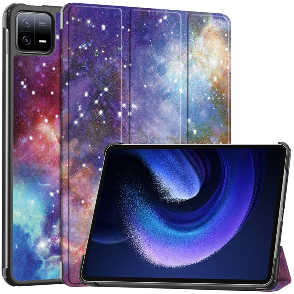 Θήκη για Xiaomi Pad 6 / 6 Pro, Techsuit, FoldPro Galaxy, Πολύχρωμο