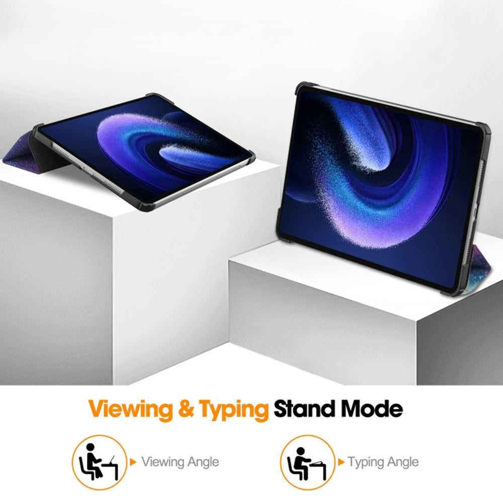 Θήκη για Xiaomi Pad 6 / 6 Pro, Techsuit, FoldPro Galaxy, Πολύχρωμο