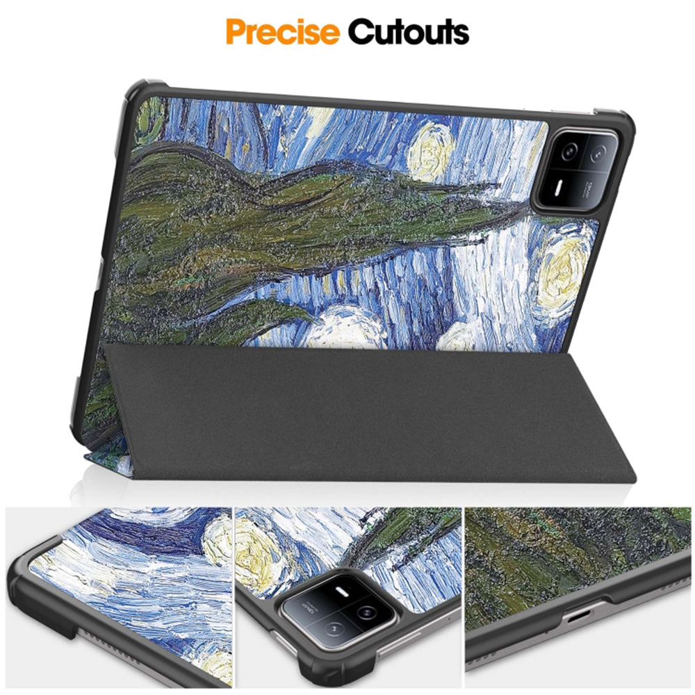 Θήκη για Xiaomi Pad 6 / 6 Pro, Techsuit, FoldPro Starry Night, Πολύχρωμο