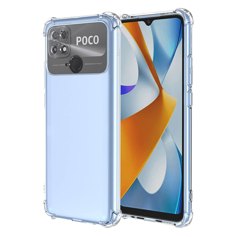 Θήκη για Xiaomi Poco C40, Techsuit, Ανθεκτική σε Κρούσεις Διαφανής, Διάφανη