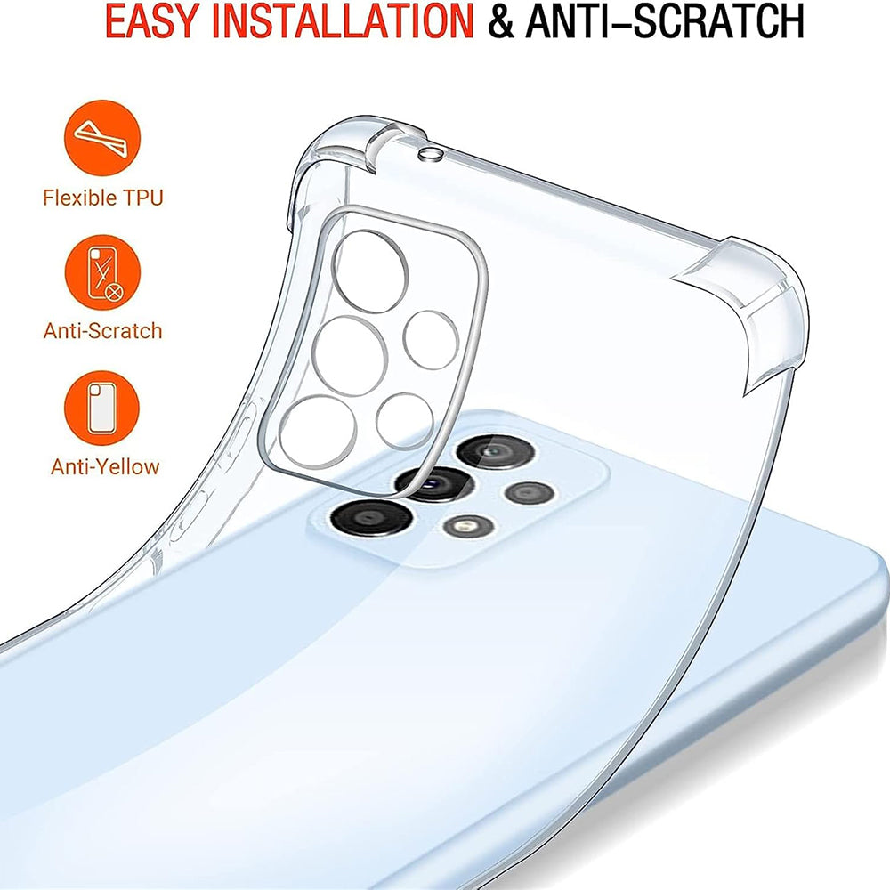 Θήκη για Xiaomi Poco C40, Techsuit, Ανθεκτική σε Κρούσεις Διαφανής, Διάφανη