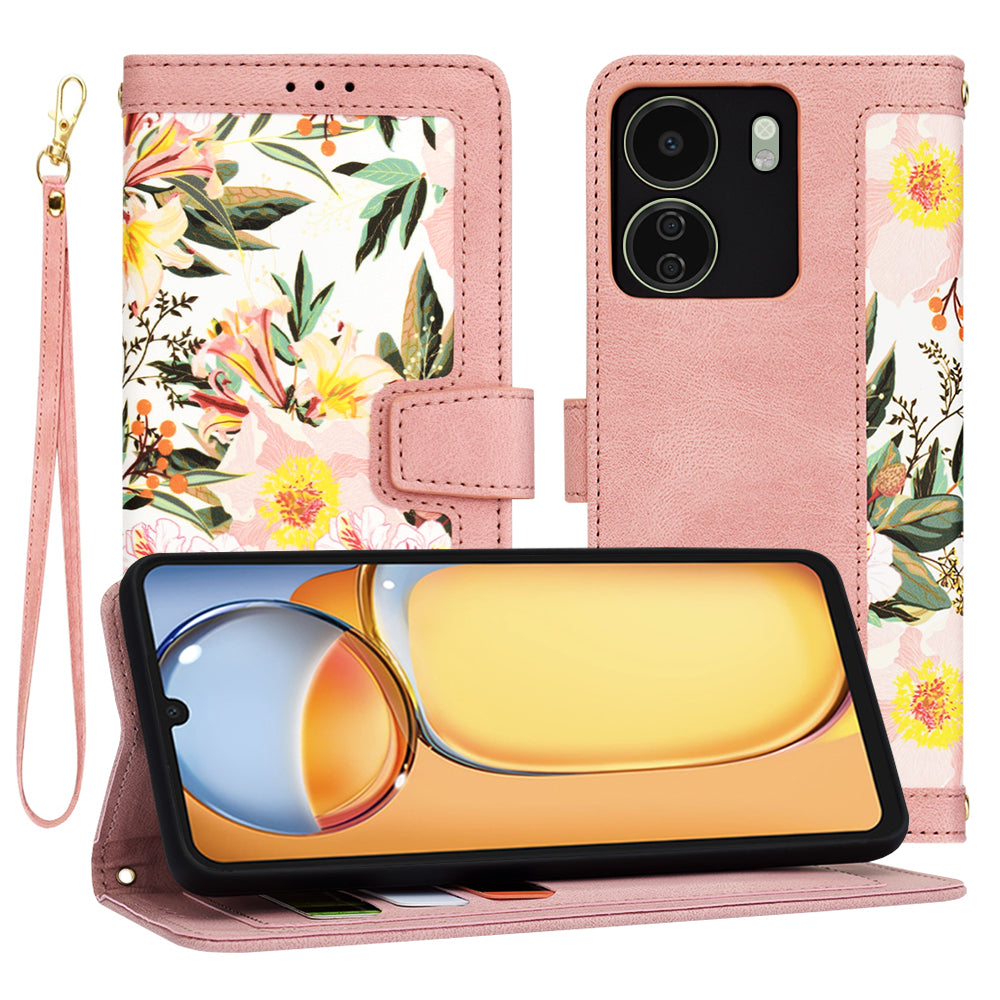 Θήκη για Xiaomi Poco C65 / Redmi 13C, Techsuit, FlipCraft, Ροζ