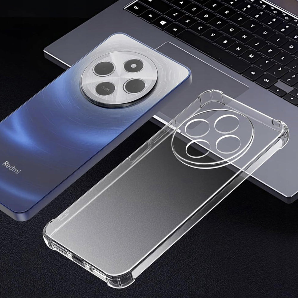 Θήκη για Xiaomi Poco C75 / Redmi 14C, Techsuit, Ανθεκτική σε Κρούσεις Διαφανής, Διάφανη