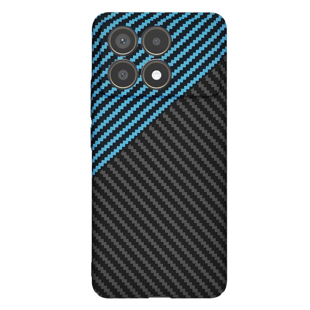Θήκη για Xiaomi Poco F6 Pro, Techsuit, Carbonite FiberShell, Μαύρο Μπλε